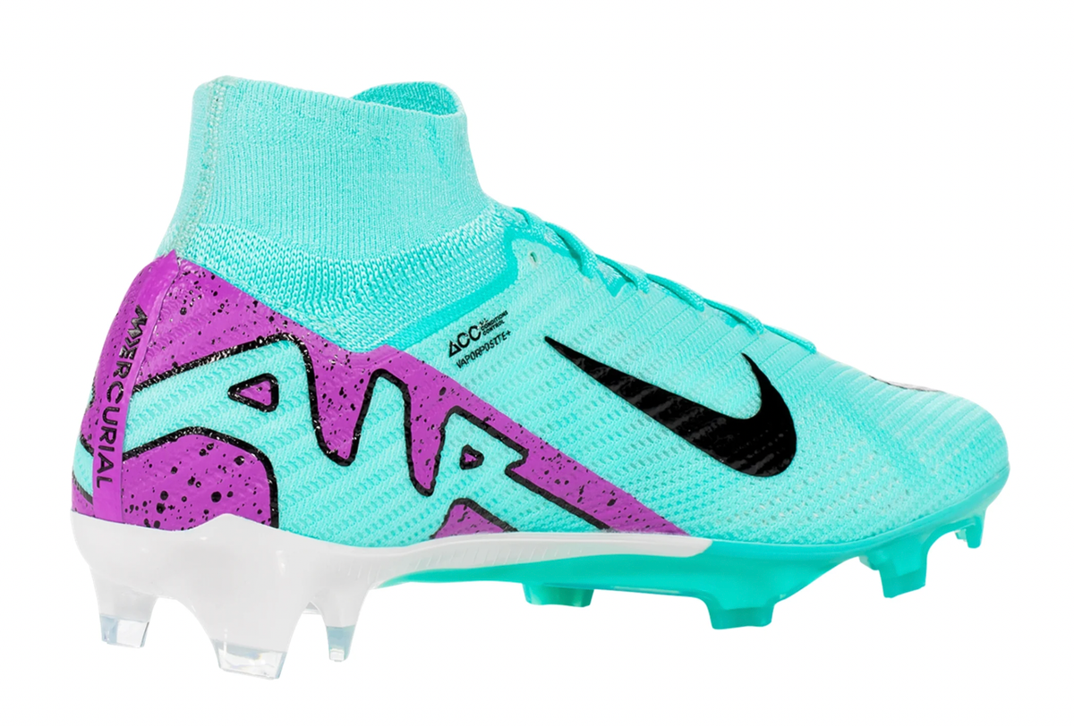 Nike Zoom Mercurial Superfly 9 Elite FG Firm Football Boots - Hyper Turquoise