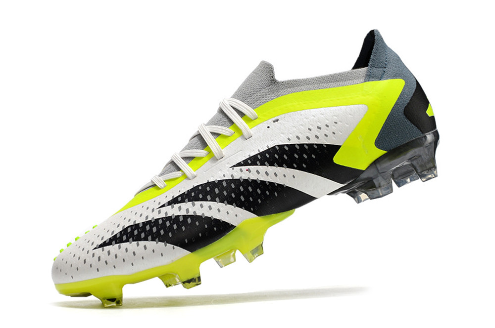 adidas Predator Accuracy.1 Low FG - White/Black/Neon Yellow