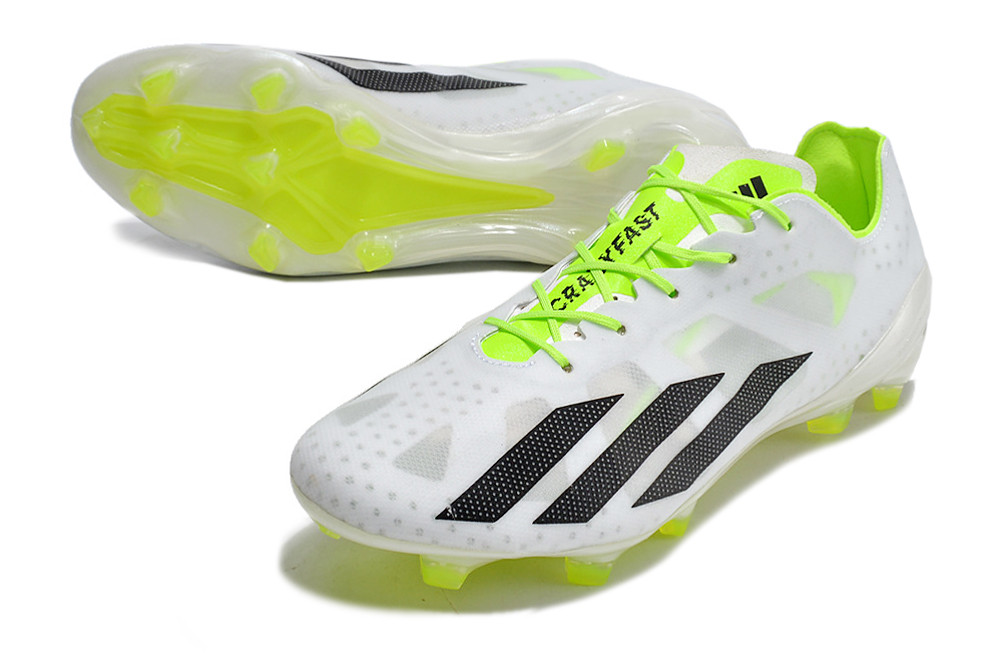 adidas X Crazyfast + FG - White/Black/Yellow
