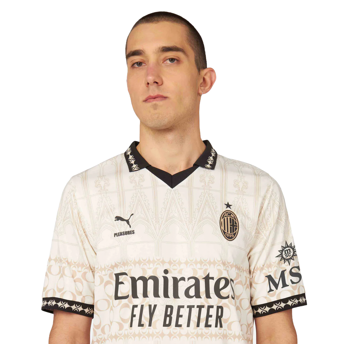 AC Milan X Pleasures 23/24 Stadium Men's Light Shirt
