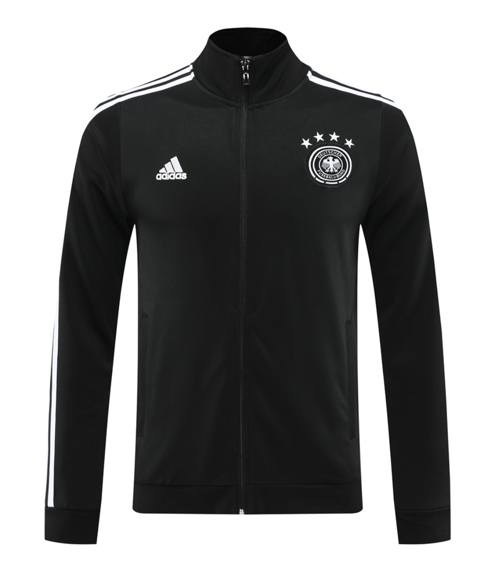 Germany 24/25 Men's Black Long Zip Jacket