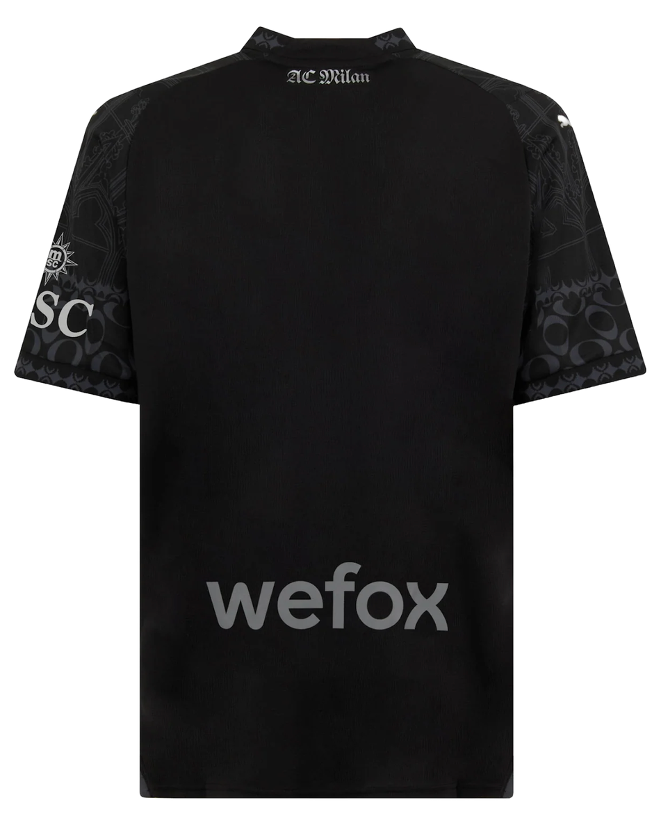 AC Milan X Pleasures 23/24 Stadium Men's Dark Shirt