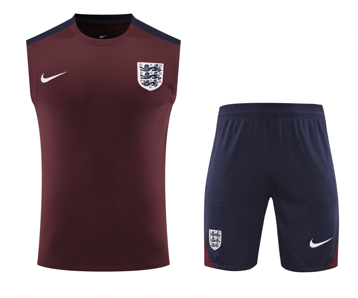 England 2024 Men's Bordeaux Training Tank Top