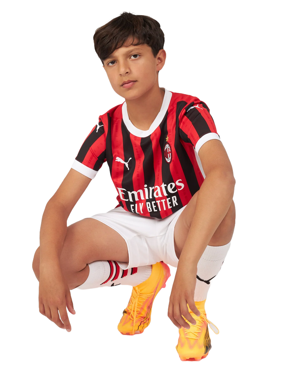 AC Milan 24/25 Kid's Home Shirt and Shorts