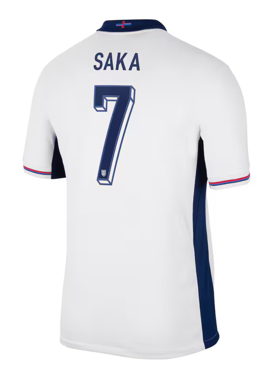 SAKA #7 England 2024 Stadium Men's Home Shirt