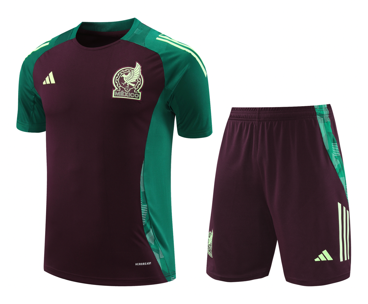 Mexico 2024 Men's Bordeaux Training Shirt
