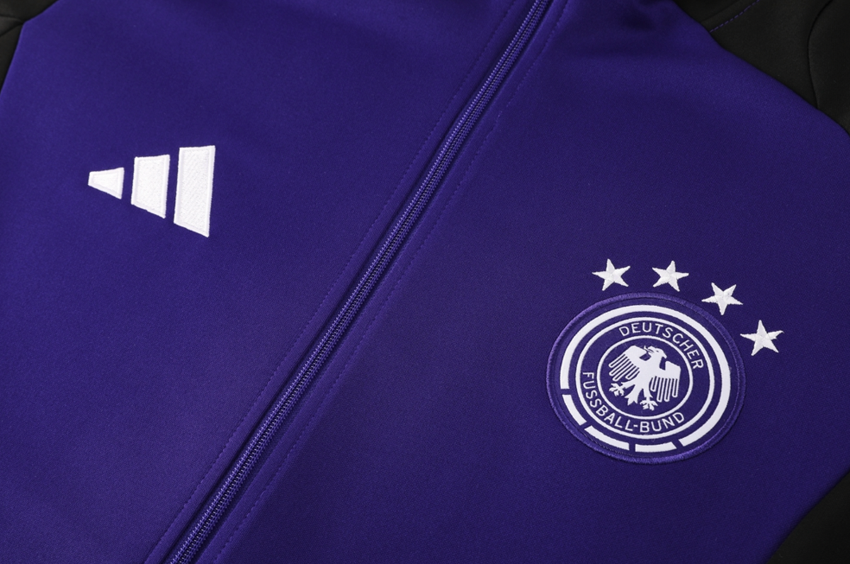 Germany 24/25 Men's Purple Long Zip Jacket