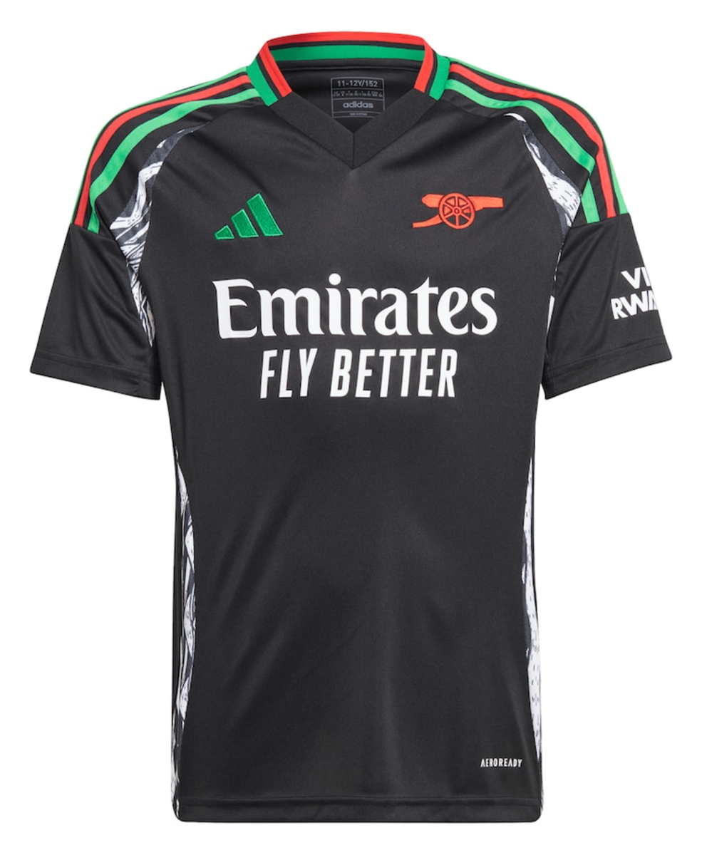 RICE #41 Arsenal 24/25 Kid's Away Shirt and Shorts - PL Font