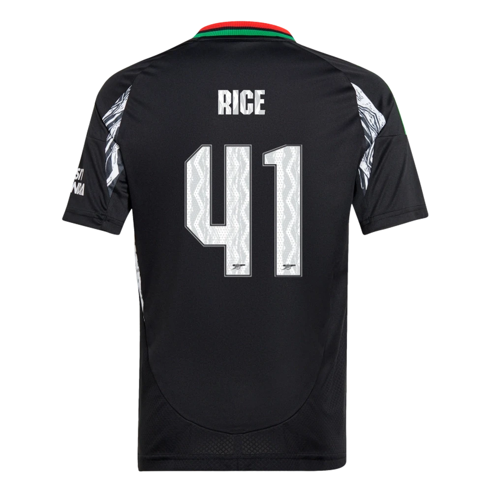 RICE #41 Arsenal 24/25 Kid's Away Shirt and Shorts - Arsenal Font