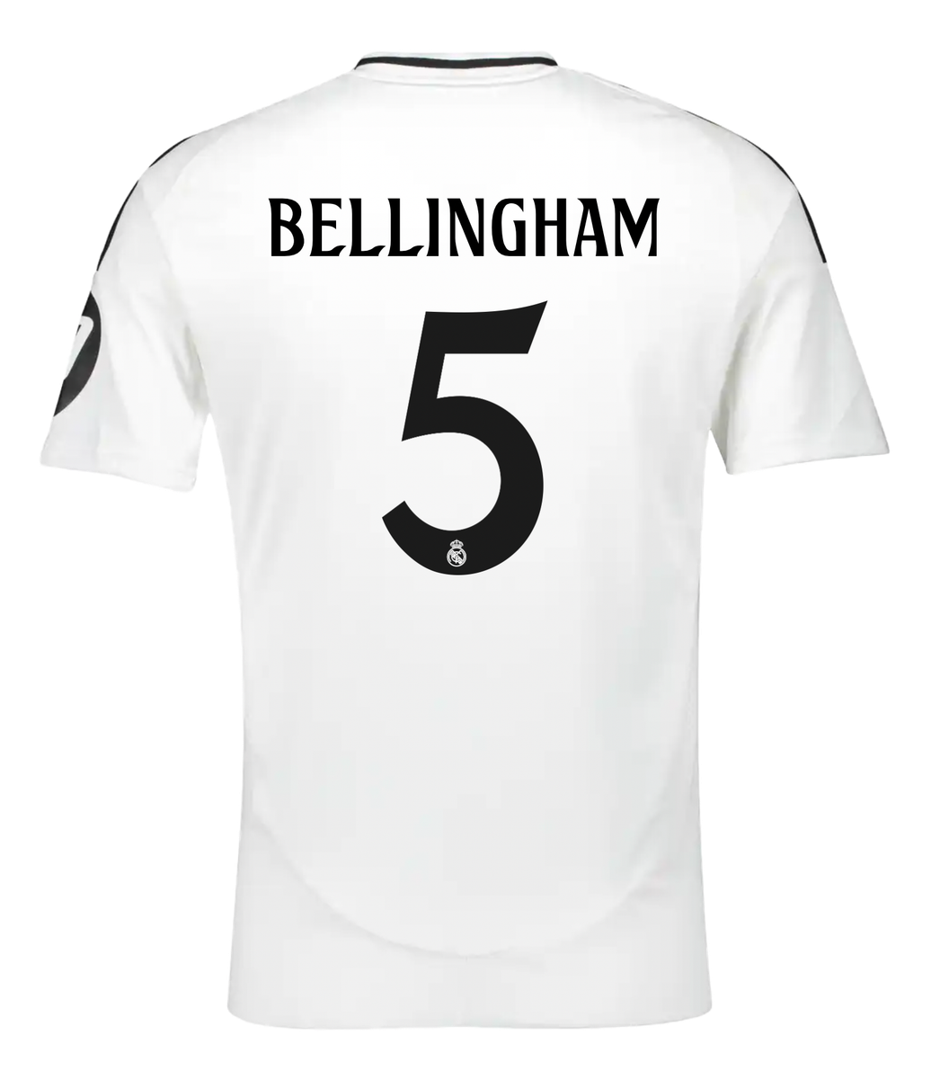 BELLINGHAM #5 Real Madrid 24/25 Stadium Men's Home Shirt
