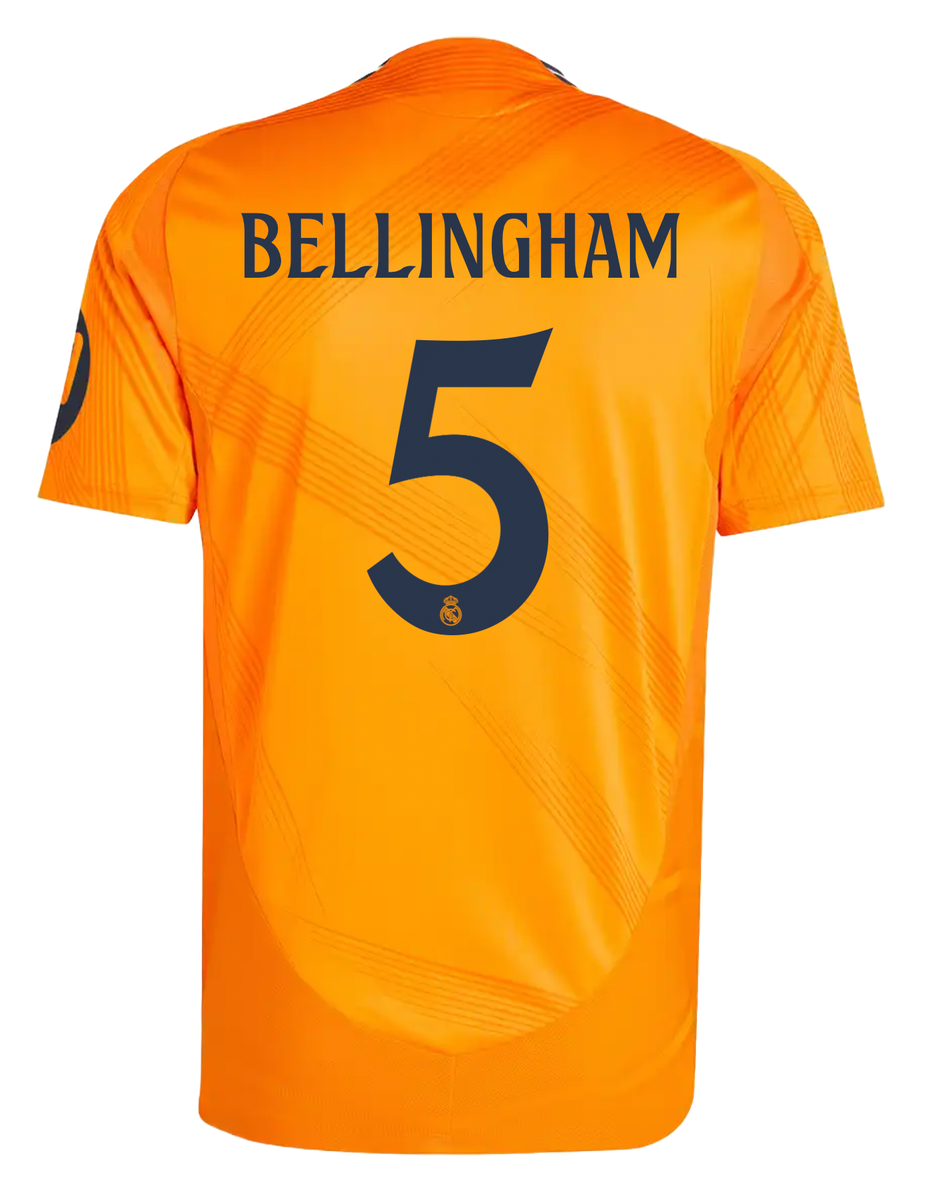 BELLINGHAM #5 Real Madrid 24/25 Authentic Men's Away Shirt