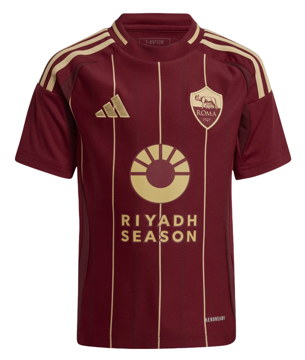 AS Roma 24/25 Kid's Home Shirt and Shorts
