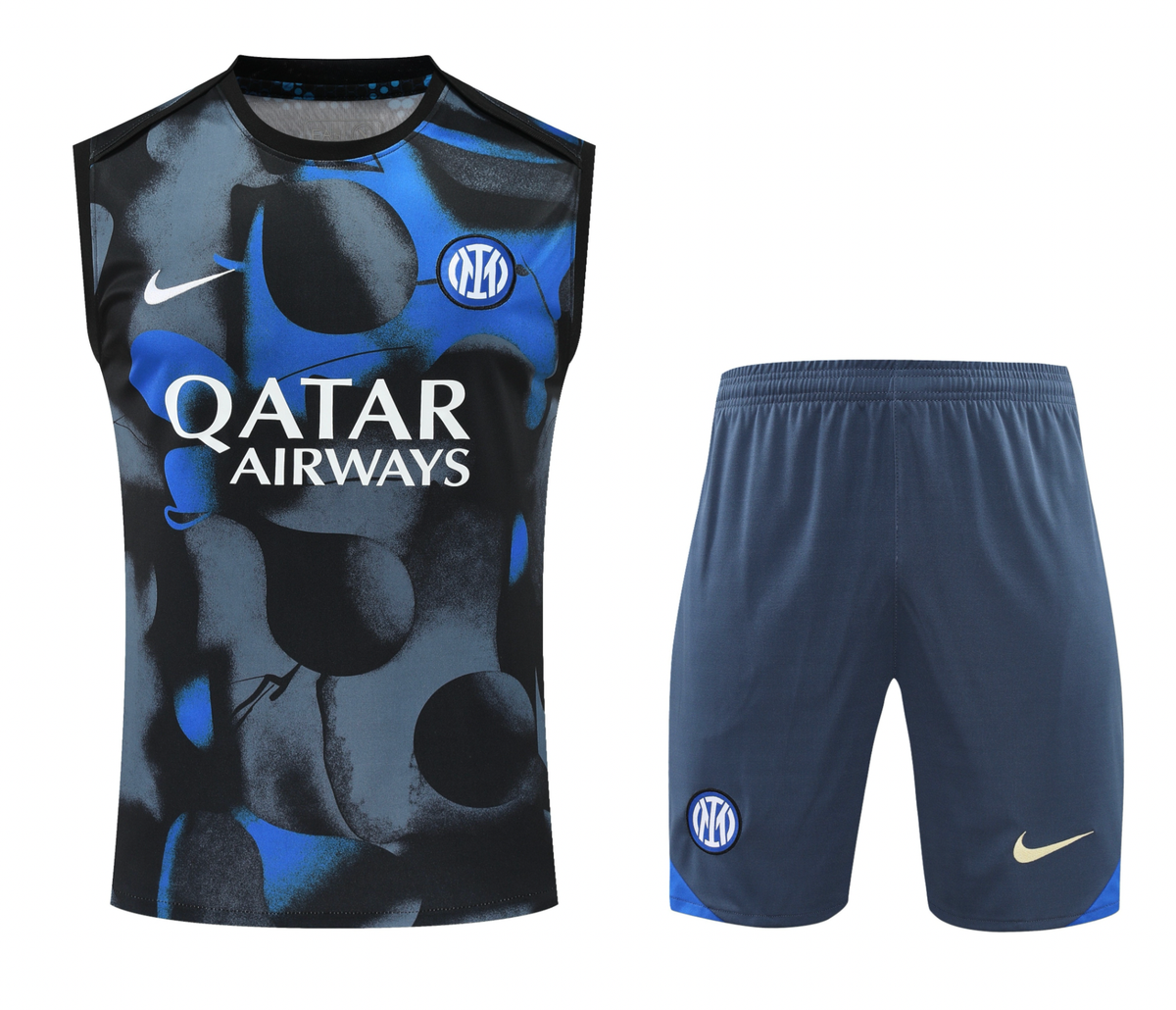 Inter Milan 24/25 Men's Black Pre-Match Tank Top