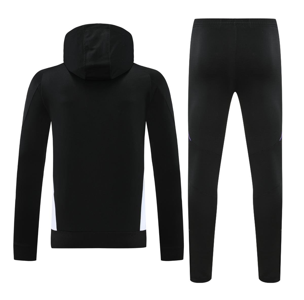 Real Madrid 24/25 Men's Black-Purple Hoodie Tracksuit