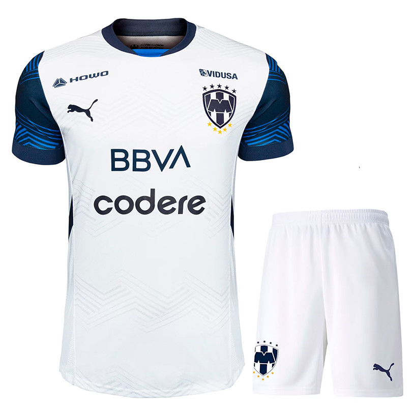 CF Monterrey 24/25 Kid's Away Shirt and Shorts