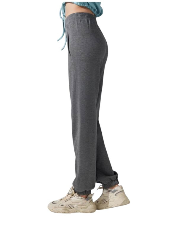 Alo Women's Gray High-Rise Pant