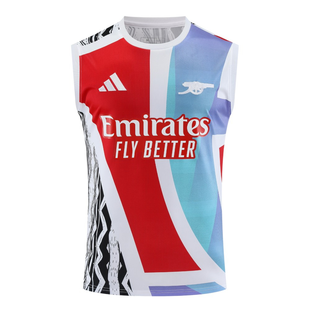 Arsenal 24/25 Men's Blue-Red Pre-Match Tank Top