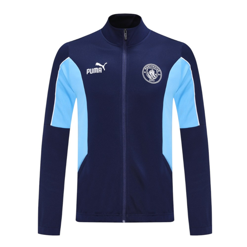 Manchester City 24/25 Men's Navy Long Zip Jacket