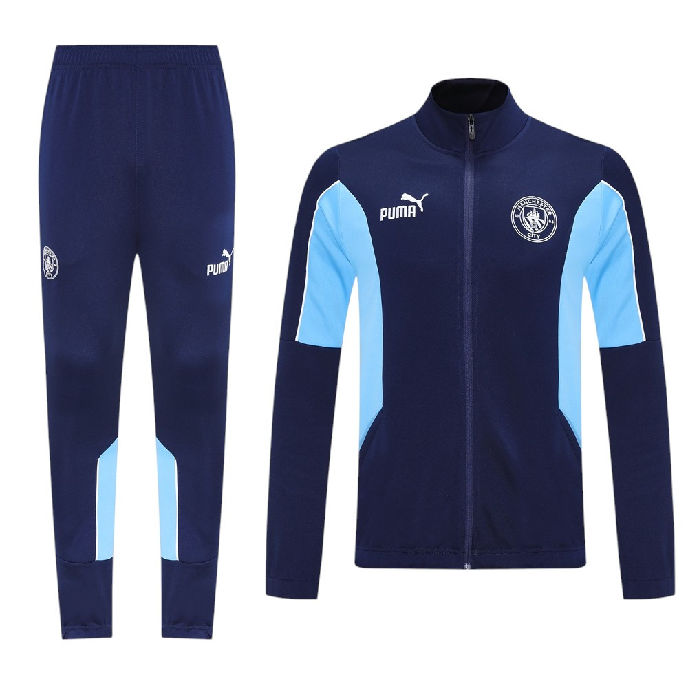 Manchester City 24/25 Men's Navy Long Zip Jacket