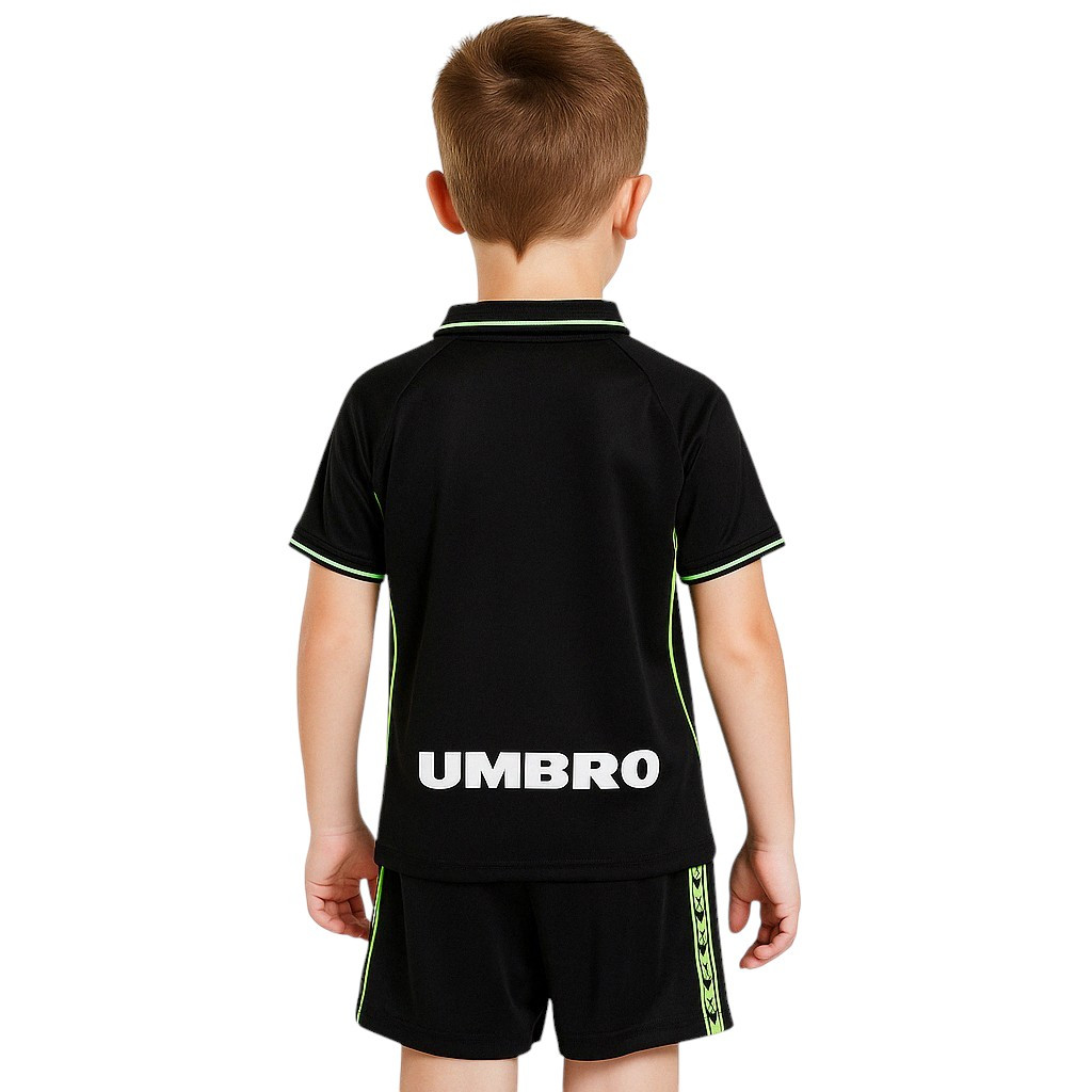 Manchester United 98/99 Kid's Third Retro Mini-Kit