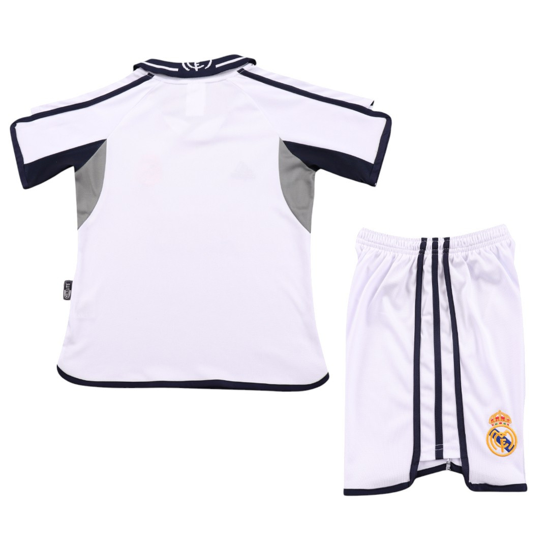 Real Madrid 00/01 Kid's Home Retro Mini-Kit