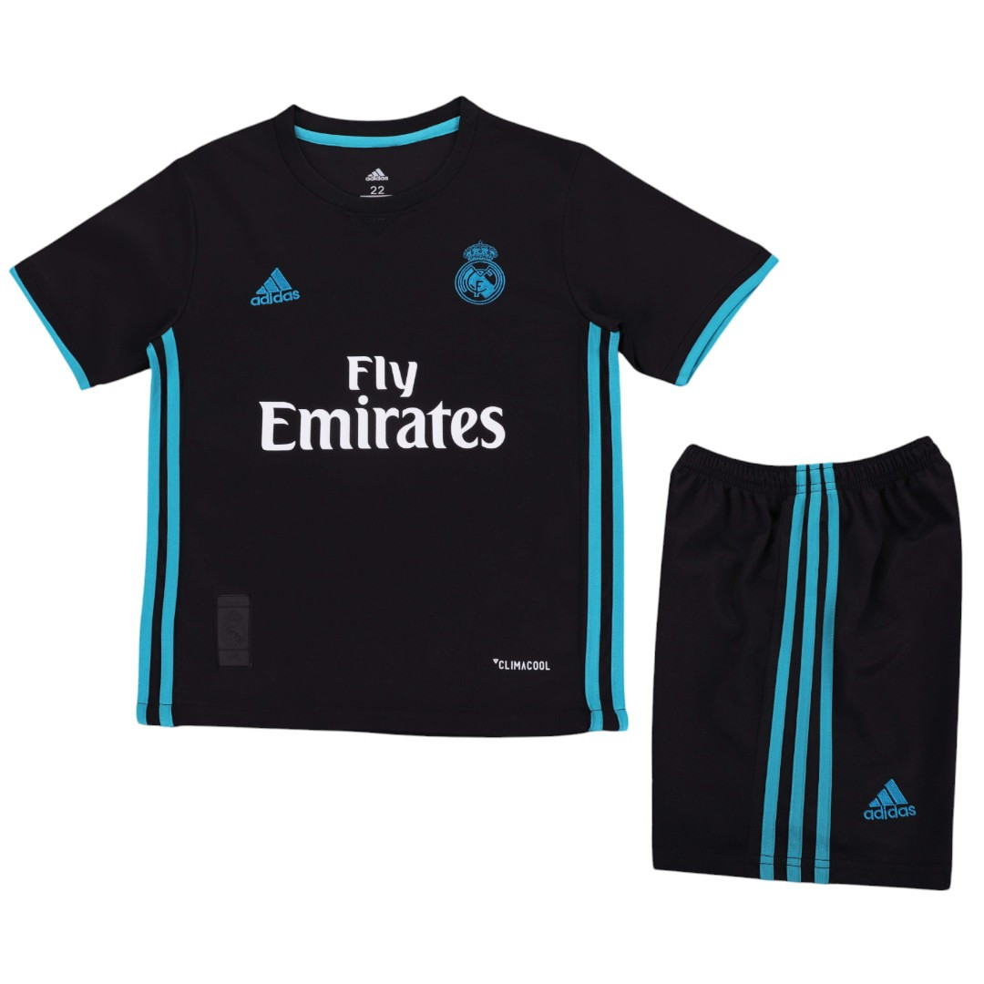 Real Madrid 17/18 Kid's Away Retro Mini-Kit