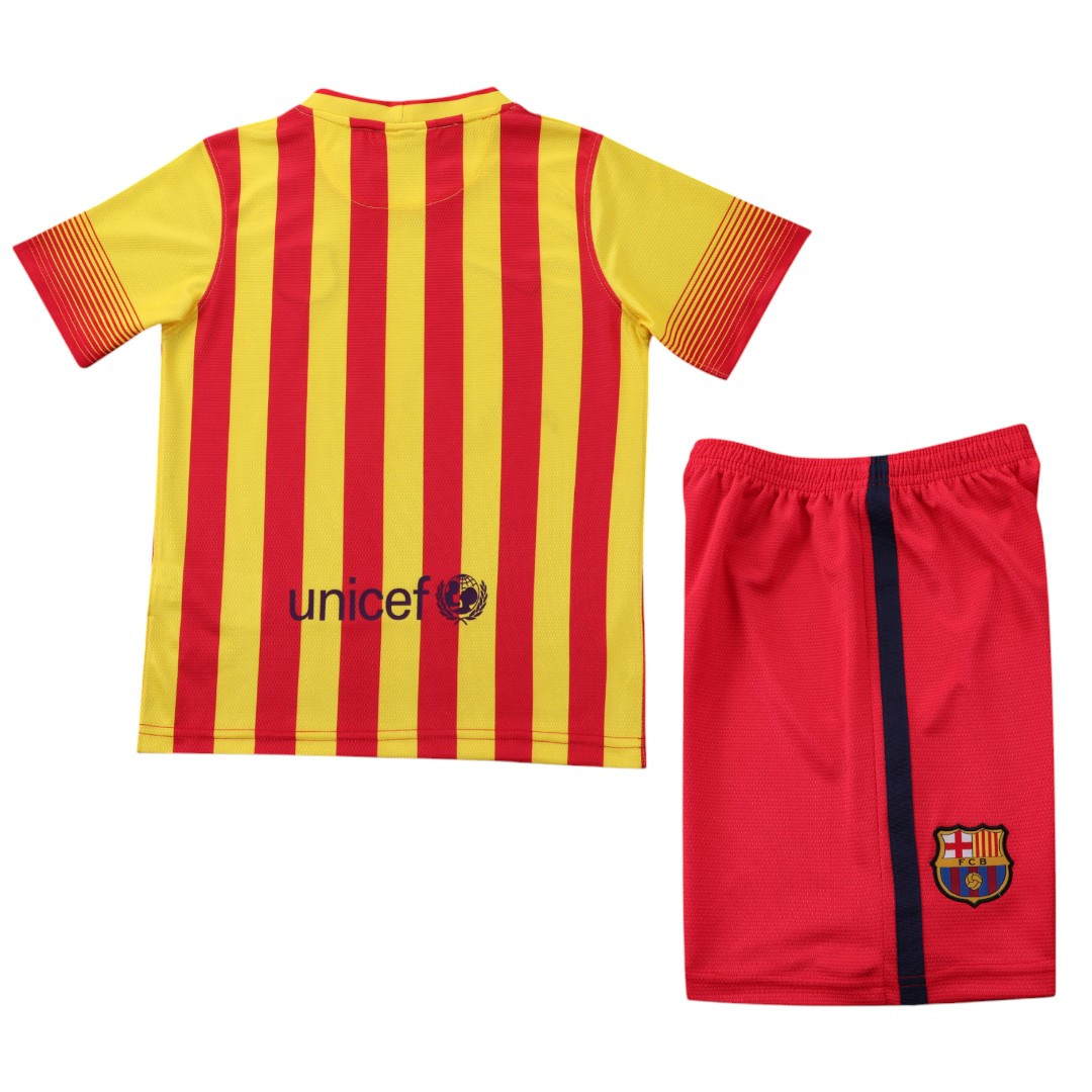 Barcelona 13/14 Kid's Away Retro Mini-Kit