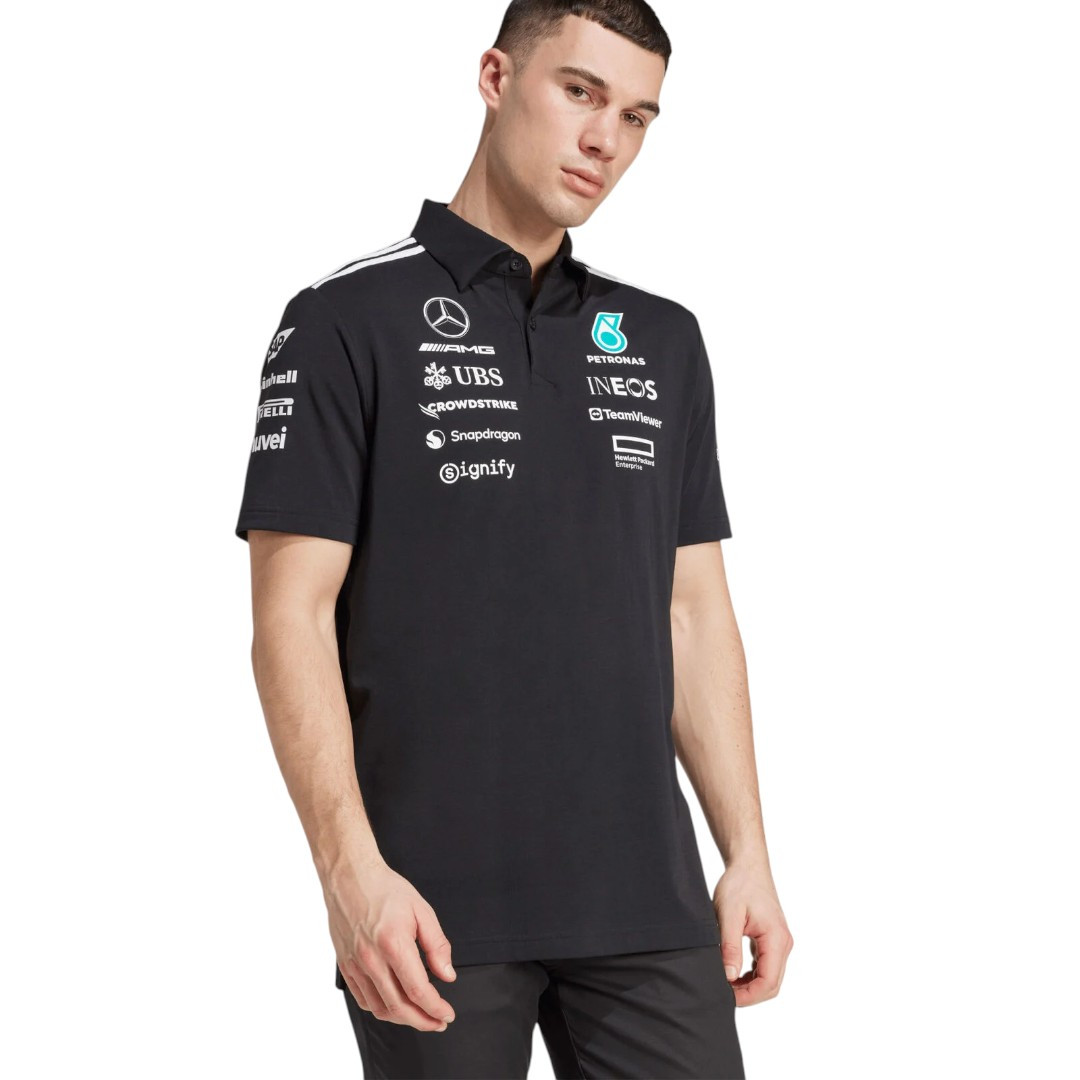 Mercedes-AMG 2025 Black Team Polo
