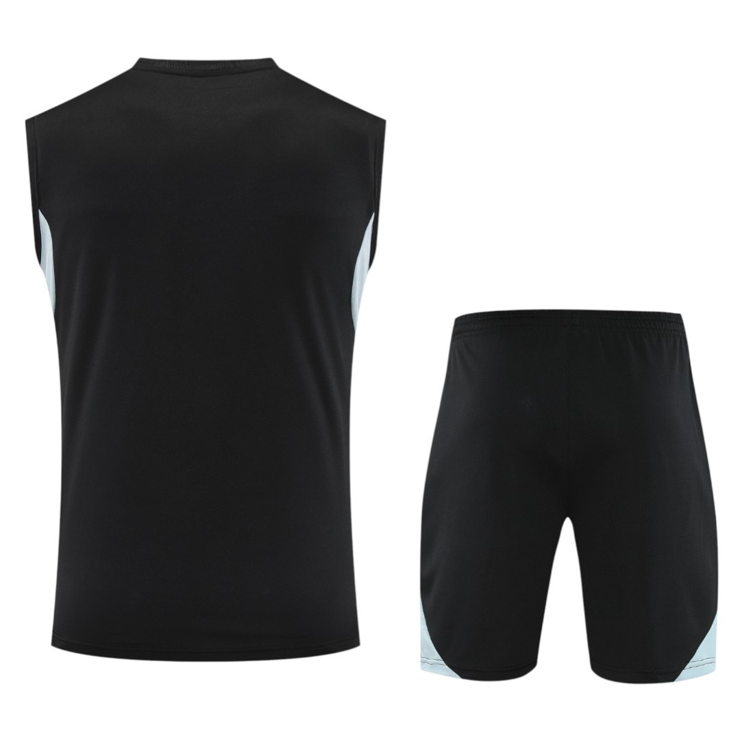 Real Madrid 25/26 Men's Black Training Tank Top