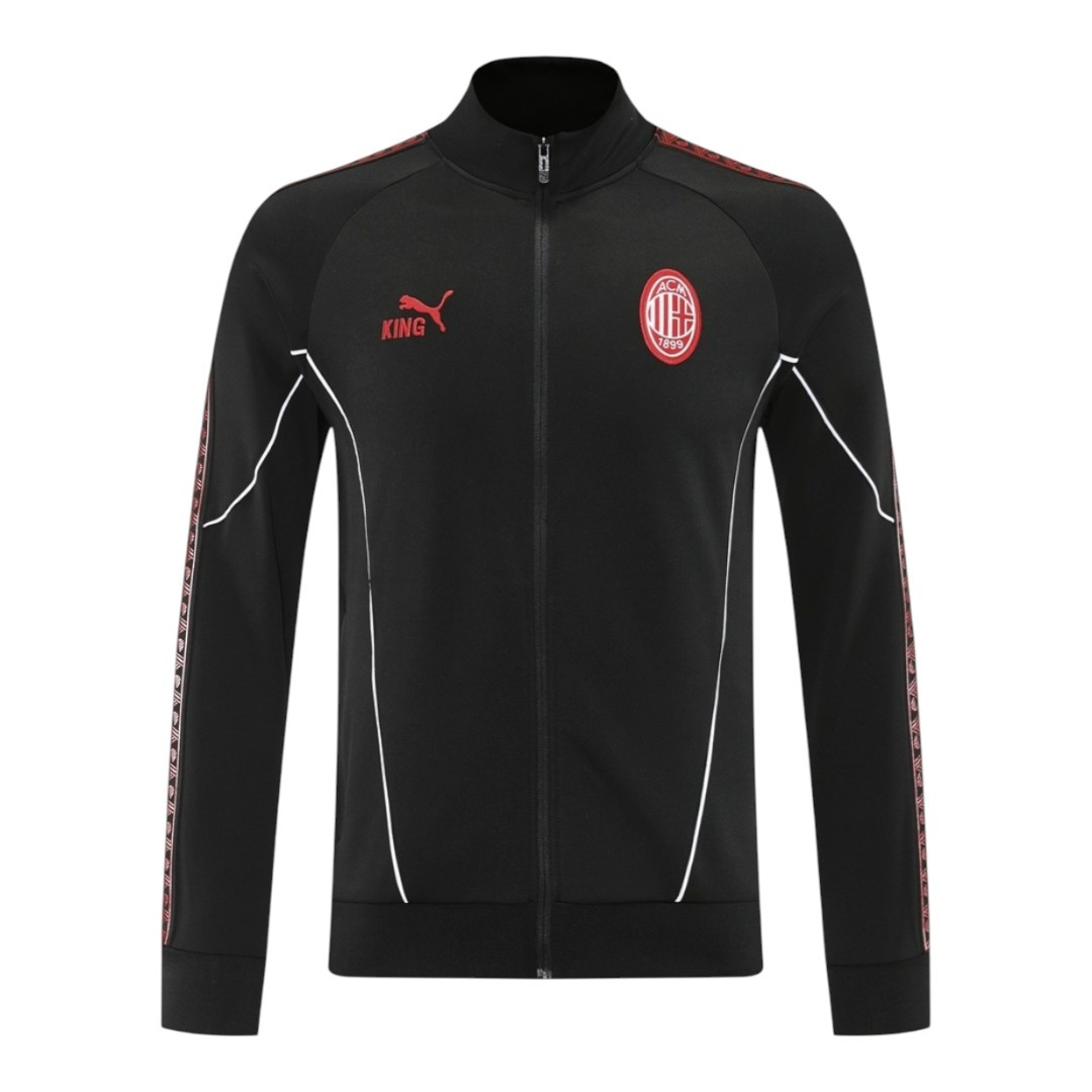 AC Milan 25/26 Men's Black Long Zip Jacket
