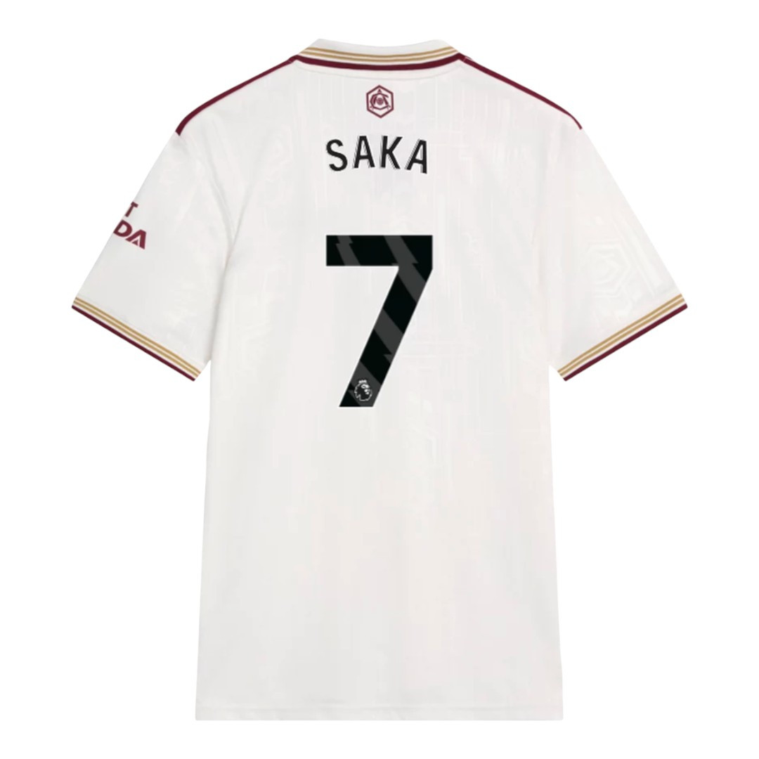 SAKA #7 Arsenal 25/26 Stadium Men's Third Shirt - PL Font