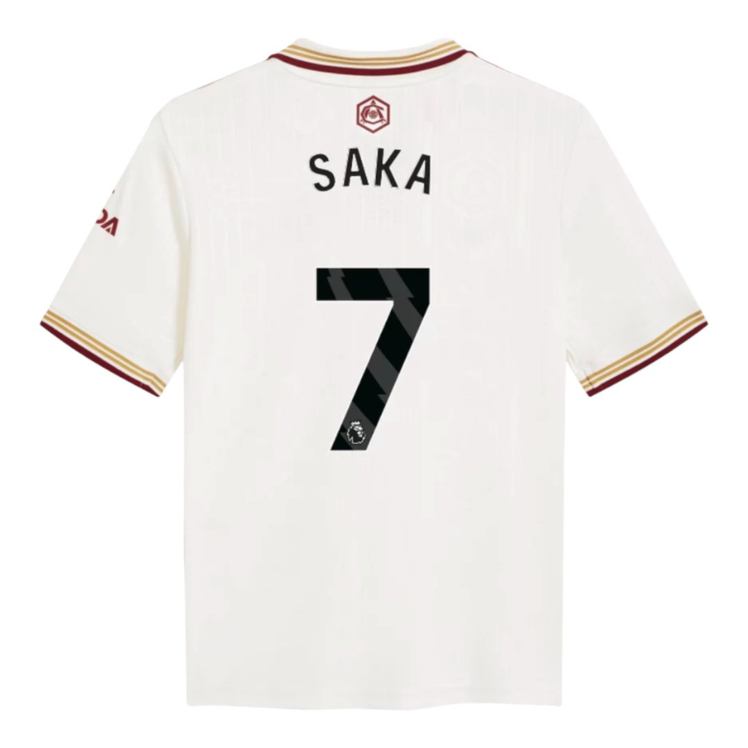 SAKA #7 Arsenal 25/26 Kid's Third Mini-Kit - PL Font