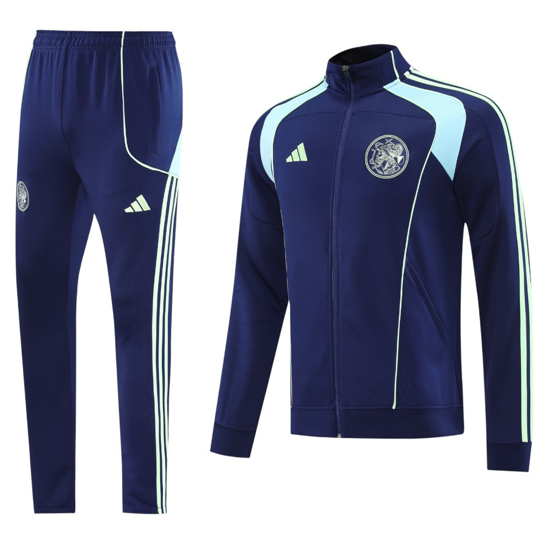 Ajax 25/26 Men's Navy Long Zip Jacket