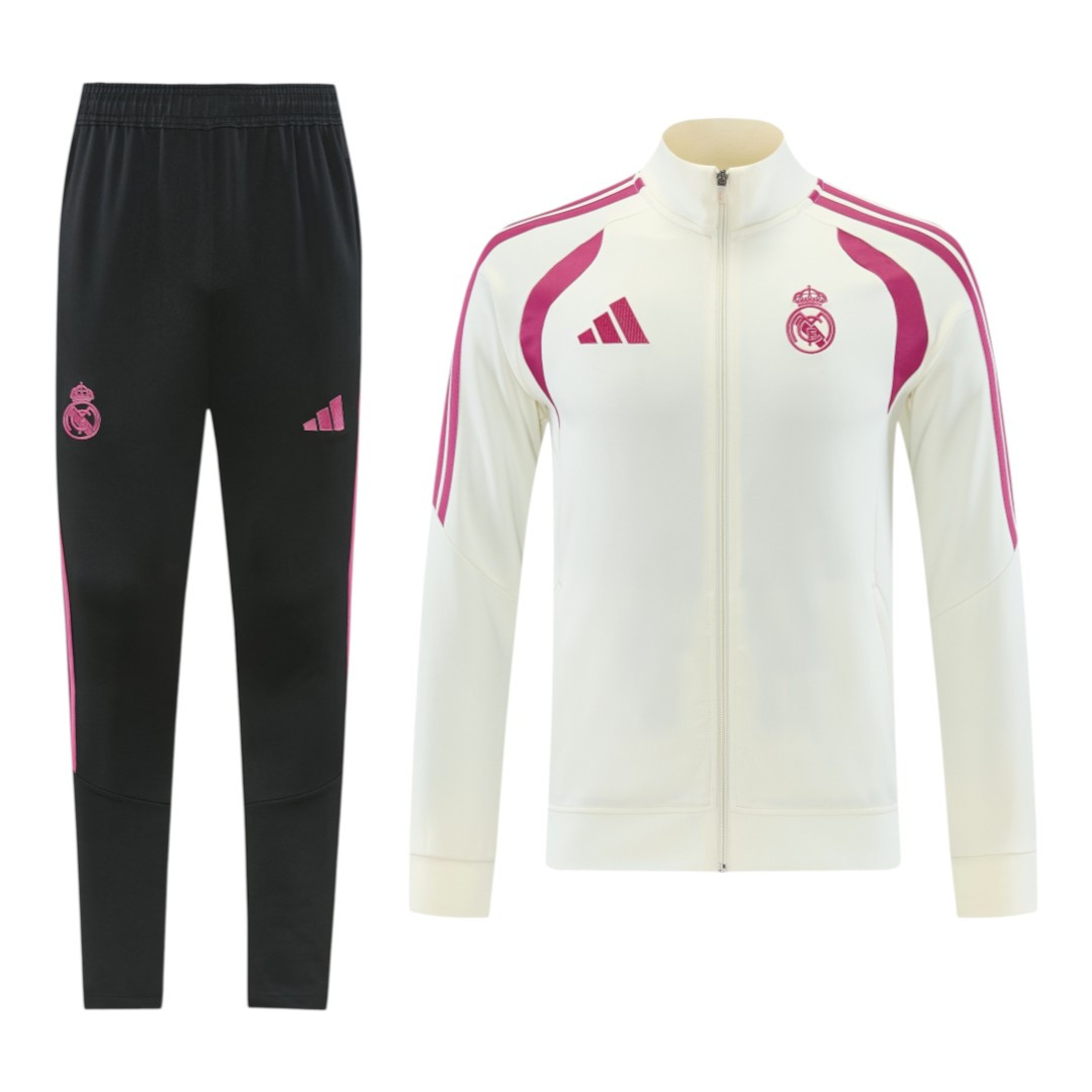 Real Madrid 26/27 Men's White-Pink Jacket