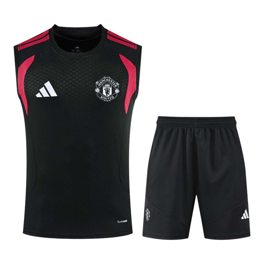Manchester United 26/27 Men's Black Tiro Training Sleeveless Shirt
