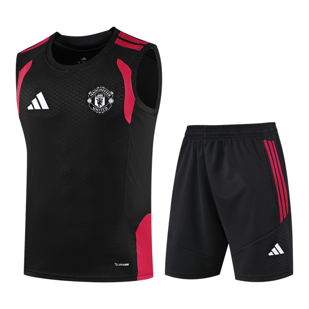 Manchester United 26/27 Men's Black Tiro Training Sleeveless Shirt
