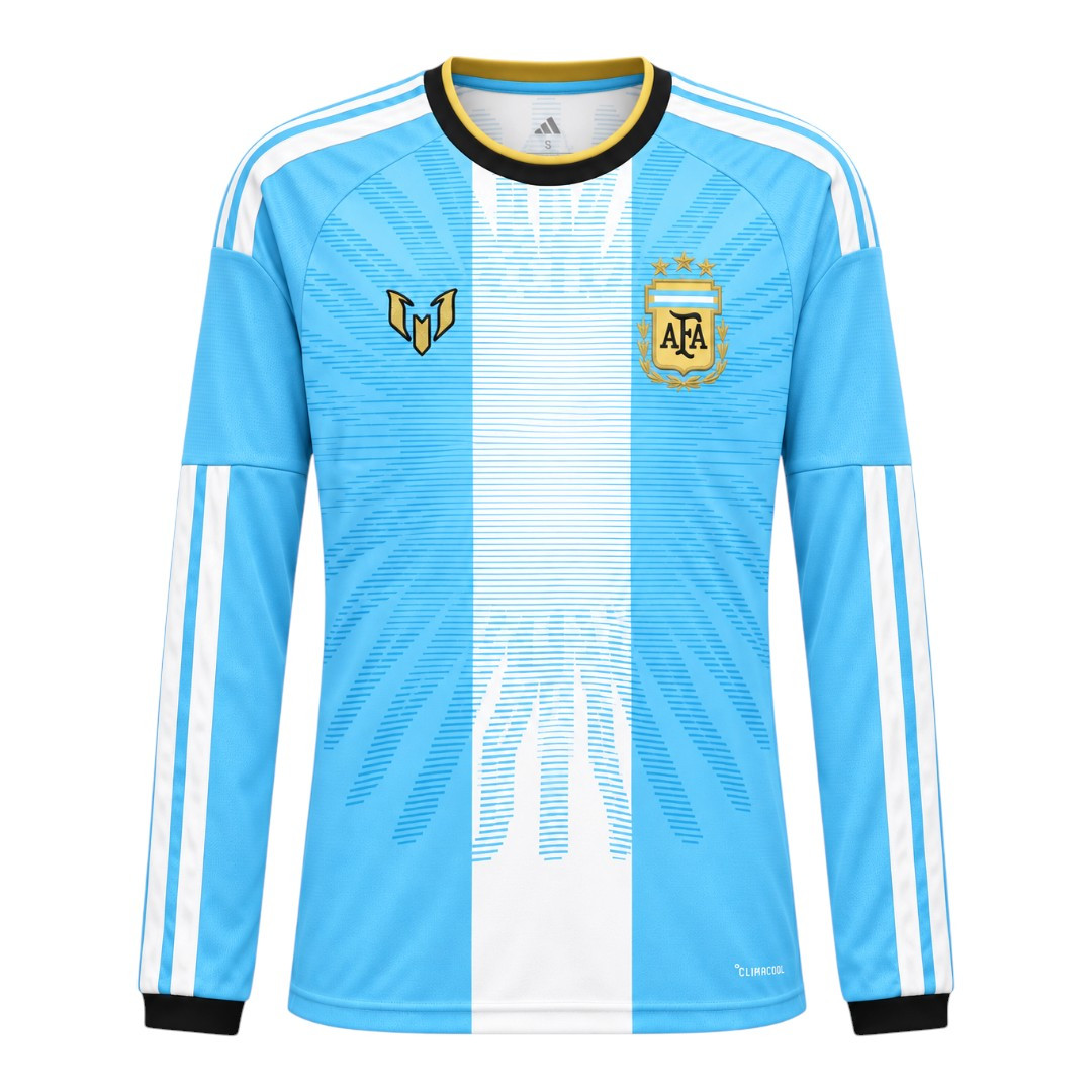 Argentina 2026 Men's Long Sleeve Messi Farewell Shirt