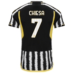 CHIESA #7 Juventus 23/24 Authentic Men's Home Shirt