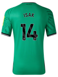 ISAK #14 Newcastle United 23/24 Authentic Men's Away Shirt - PL Font