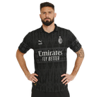 AC Milan X Pleasures 23/24 Authentic Men's Dark Shirt