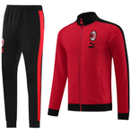 AC Milan 23/24 Men's Red-Black Long Zip Jacket