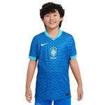 Brazil 2024 Kid's Away Shirt and Shorts
