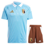 Belgium 2024 Kid's Away Shirt and Shorts