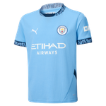 Manchester City 24/25 Kid's Home Shirt and Shorts