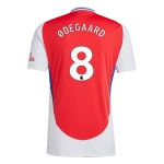 ØDEGAARD #8 Arsenal 24/25 Stadium Men's Home Shirt - PL Font