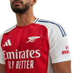 ØDEGAARD #8 Arsenal 24/25 Authentic Men's Home Shirt - Arsenal Font