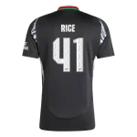 RICE #41 Arsenal 24/25 Stadium Men's Away Shirt - Arsenal Font