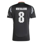 ØDEGAARD #8 Arsenal 24/25 Stadium Men's Away Shirt - Arsenal Font