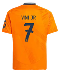 VINI JR #7 Real Madrid 24/25 Kid's Away Shirt and Shorts