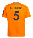 BELLINGHAM #5 Real Madrid 24/25 Kid's Away Shirt and Shorts